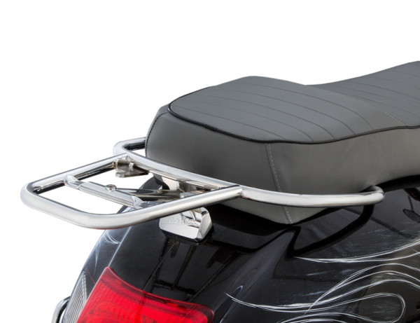 Rear luggage rack for Vespa GTS /GTS Super /GTV /GT 60, 125-300cc, chrome