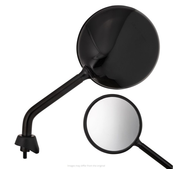 Mirror Shorty, glossy black, right and left for Vespa GTS /​ GTS Super HPE 125/​300 ('19-)