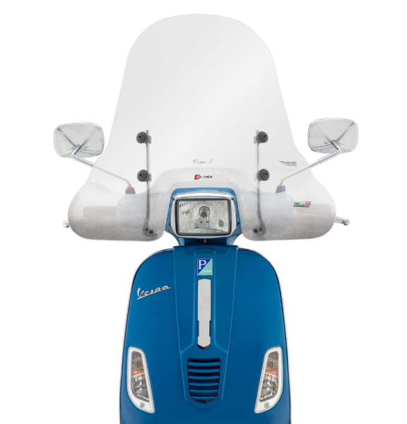 Windshield FACO high for Vespa S 50-150cc, clear