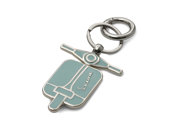 Vespa key fob Origin green