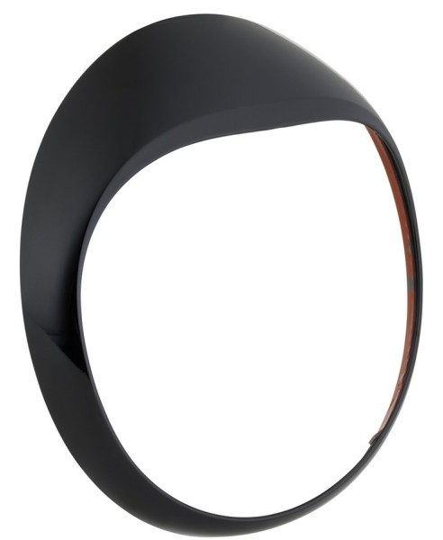 Lamp ring for Vespa GTS/​GTS Super/​GT/​GT L 125-300ccm, glossy black