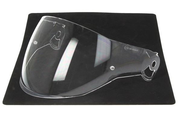 Helmo Milano visor for Oscuro, clear, scratch-resistant, anti-fogging