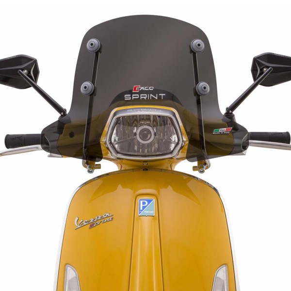 Windscreen Faco half-height for Vespa Sprint - tinted