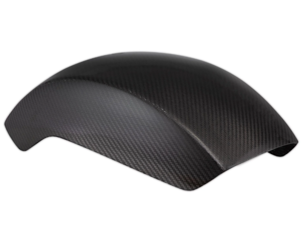 Mudguard EVO II for Vespa PX 80-200ccm, small, carbon, clear