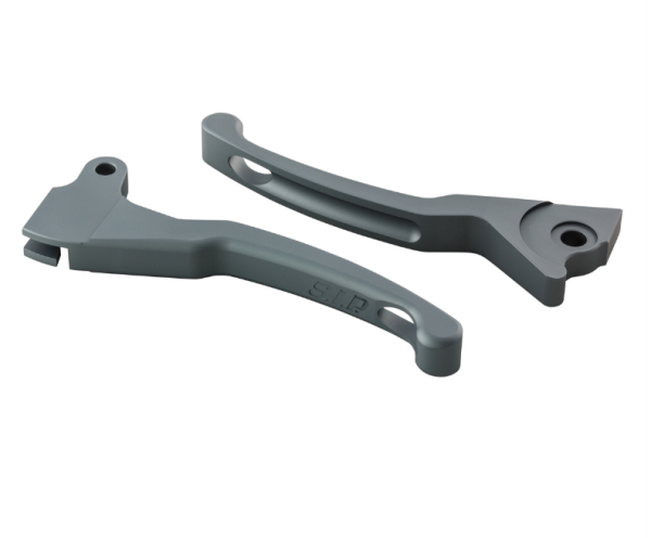Sport lever set brake Shorty for Vespa LX /LXV /S /Primavera /Sprint 50-150ccm, gray matt