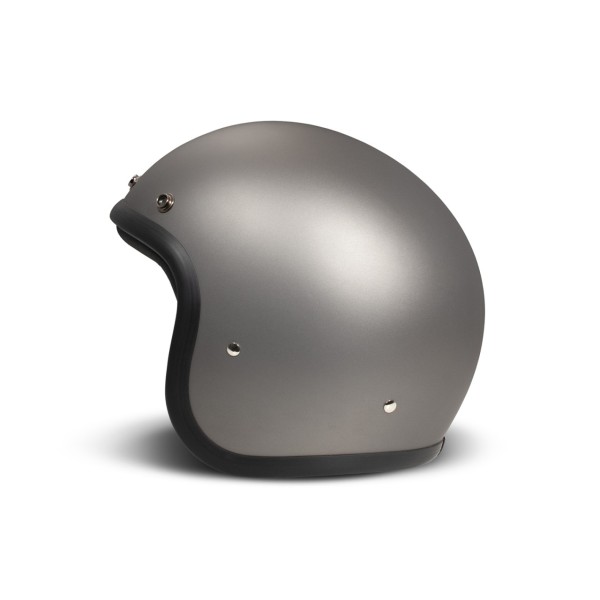 DMD Retro Jet Helmet, Gray, Matte, Matt Grey, Fiberglass, ECE 22.06