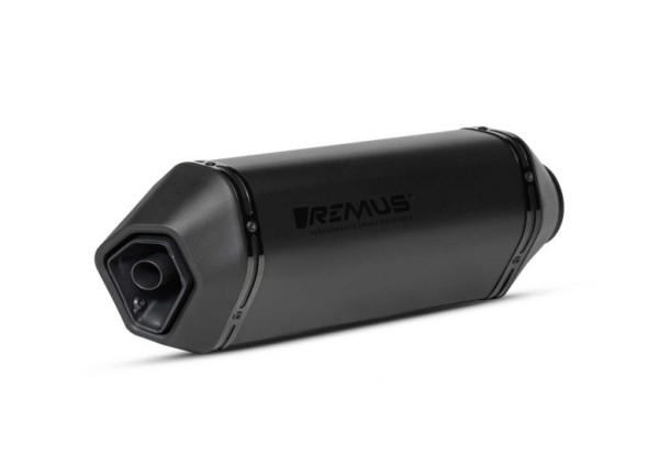 Sport exhaust Remus "Notte" Black Edition for Vespa GTS/​GTS Super/​GTV 300ccm HPE (`20-) Euro 5