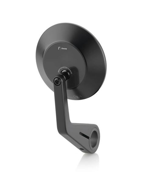 Handlebar end mirror RIZOMA ECCENTRICO left or right for Vespa, black