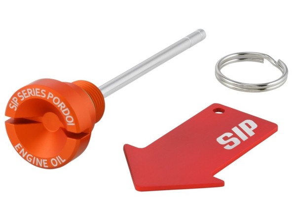 Oil filler screw engine oil for Vespa GTS/​GTS Super/​GTV 300cc HPE, orange matt