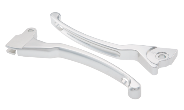 Sport lever set brake left/right for Vespa LX/​LXV/​S/​Primavera/​Sprint 50-150ccm, silver