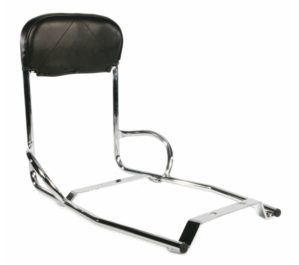 Backrest CUPPINI for Vespa PX 80-200cc, chrome