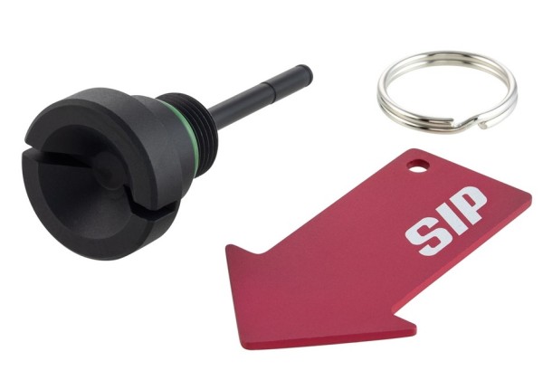 Oil filler screw motor oil for Vespa, matt black