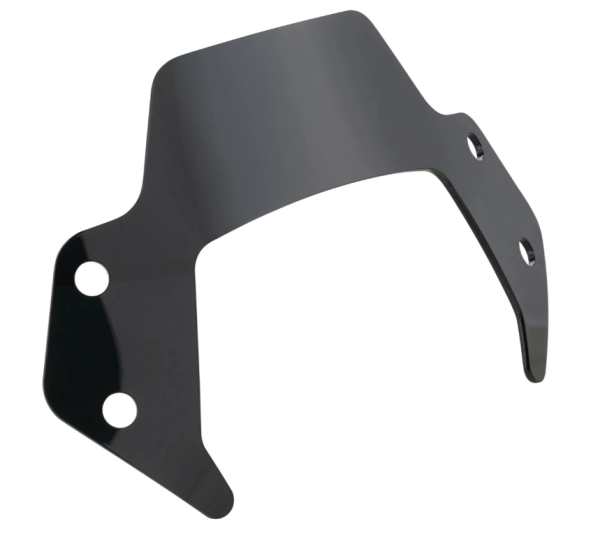 Flyscreen without holder black tinted for Vespa Sprint 50-150cc 2T/4T