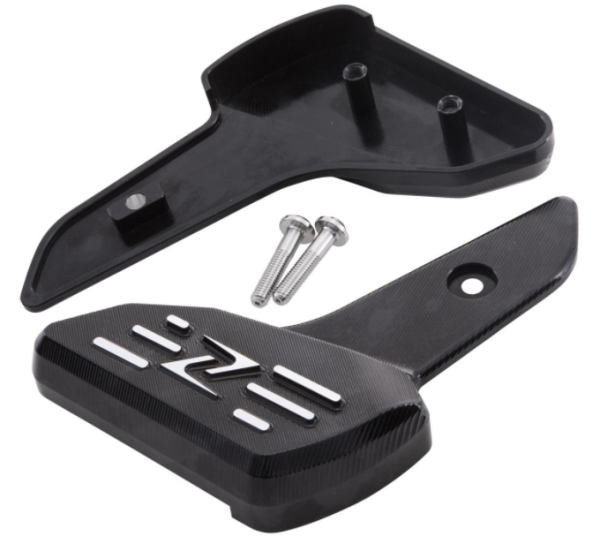 Footrests right and left for Vespa Primavera/​Sprint 50-150ccm 2T/​4T AC, black