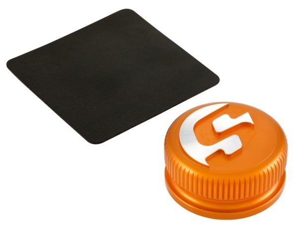 Tank cap for Vespa, matt orange