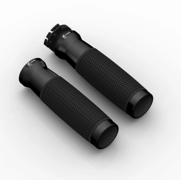 Grips RIZOMA Urlo RS Ø 22/24 mm L 120 mm for Vespa Primavera/Sprint, black anodized