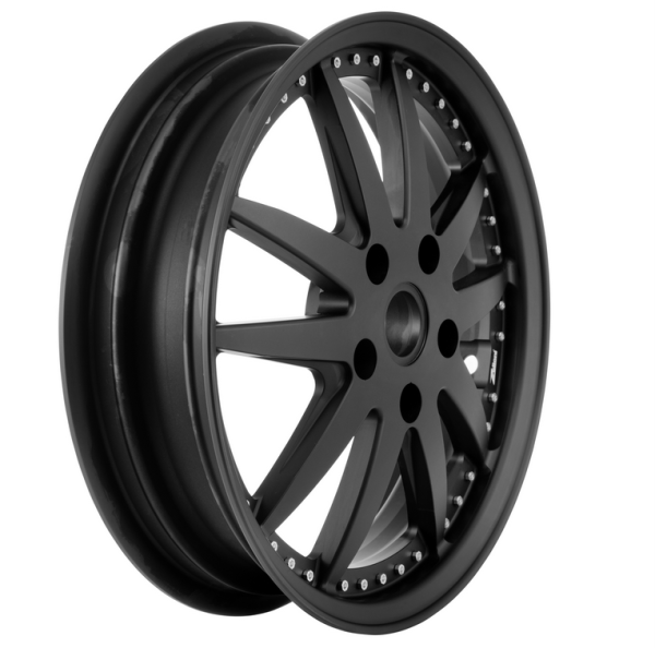 Rim Sport front/rear 12" for Vespa GTS/GTS Super/GTV/GT/946 125-300cc, black matt