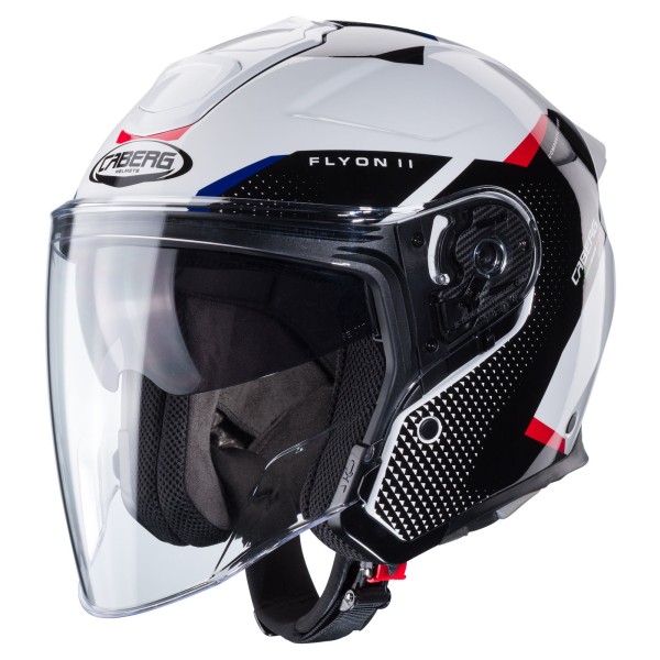 Caberg helmet Flyon II Boss white/black-red-blue