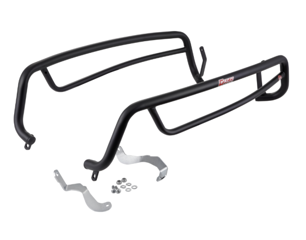 Crash bar side hood rear for Vespa GTS 300cc HPE ('19-), black matt