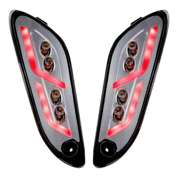 Indicator kit rear left / right LED clear for Vespa Primavera /​ Sprint 125-150cc SIP Style