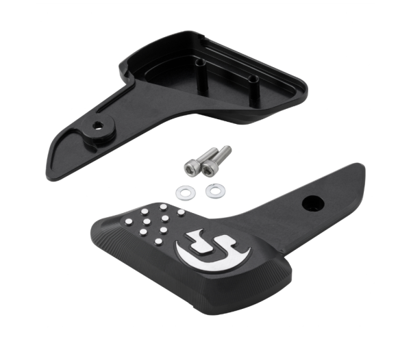 Footrests right and left for Vespa Primavera /Sprint 50-150ccm 2T/4T AC, black matt