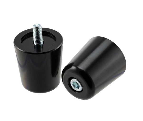 Handlebar end weights for Vespa, glossy black
