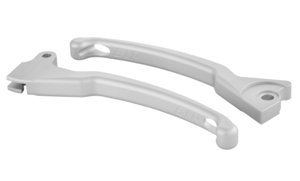 Sport lever set brake left/right for Vespa LX/​LXV/​S/​Primavera/​Sprint 50-150ccm, matt silver