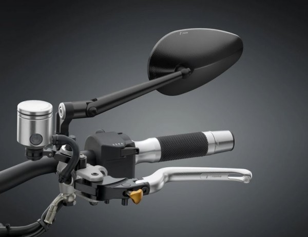 Mirror RIZOMA "RADIAL RS" left or right for Vespa, black anodized