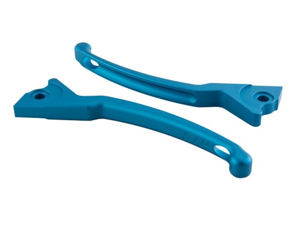 Sport lever set brake for Vespa, right and left, blue matt