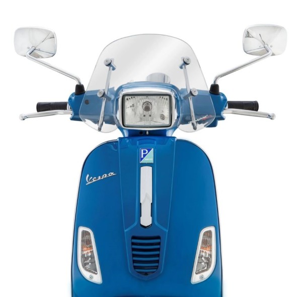 Flyscreen ERMAX Piccolo H 170 mm for Vespa S 50-150cc, clear