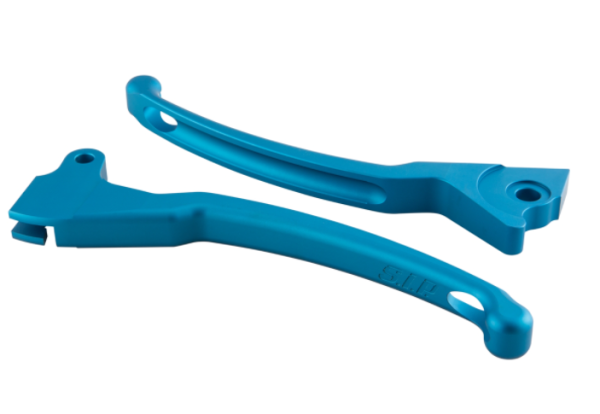 Sport lever set brake left/right for Vespa LX/​LXV/​S/​Primavera/​Sprint 50-150ccm, blue matt
