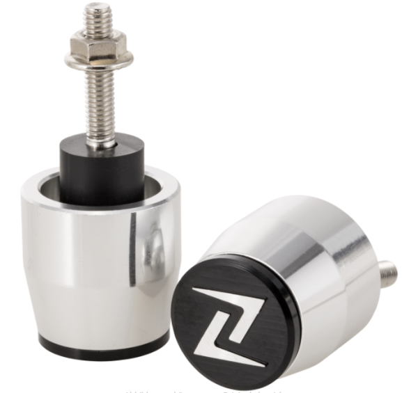 Handlebar end weights left/right for Vespa Primavera/​Sprint/​ET/​LX/​LXV/​S, silver