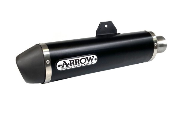 ARROW exhaust DARK URBAN for Piaggio MP3 500 (17-)