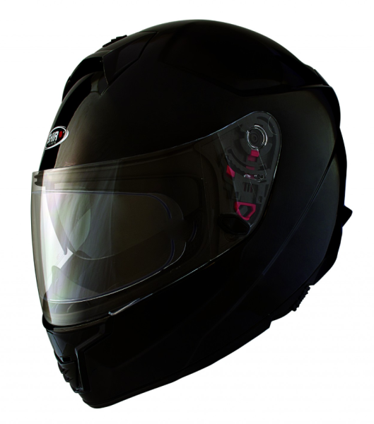 Shiro full face helmet, SH351, fiber, matt black