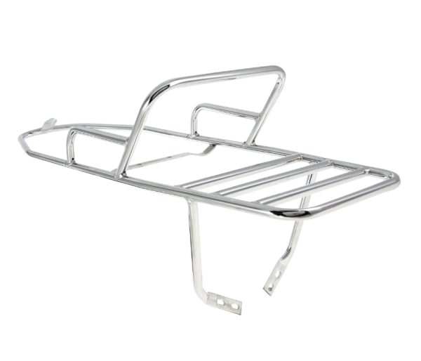 Rear luggage rack for Vespa PX 80-200cc, chrome