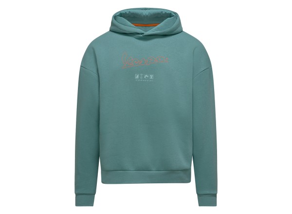 Vespa Hoodie Soul green DEC collection