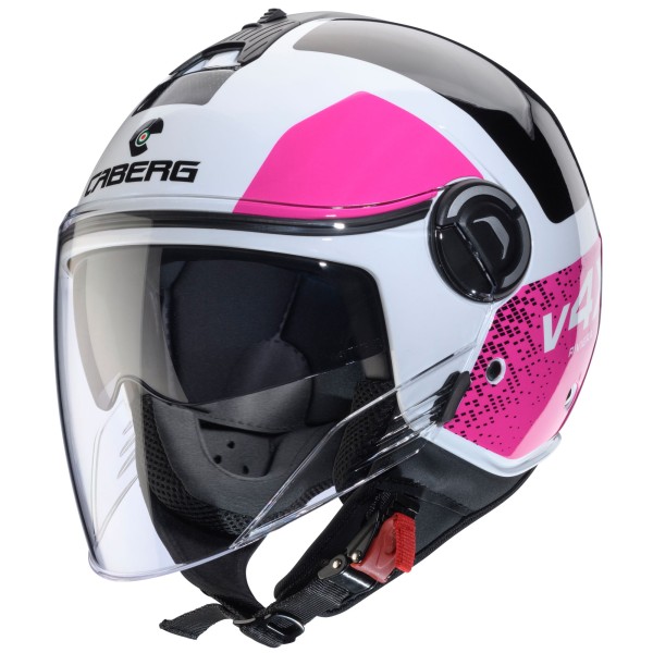 Caberg helmet Riviera V4 X Alpha white/black-fuchsia