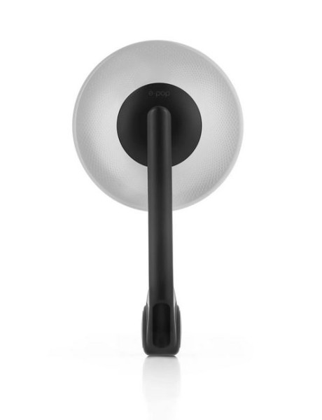 Handlebar end mirror RIZOMA E-POP for Vespa left or right, black/grey