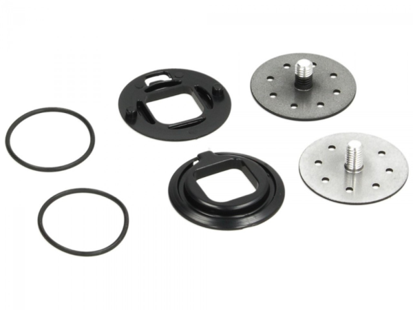 Visor mechanics, black for Piaggio Demi Jet helmet, Carbonskin