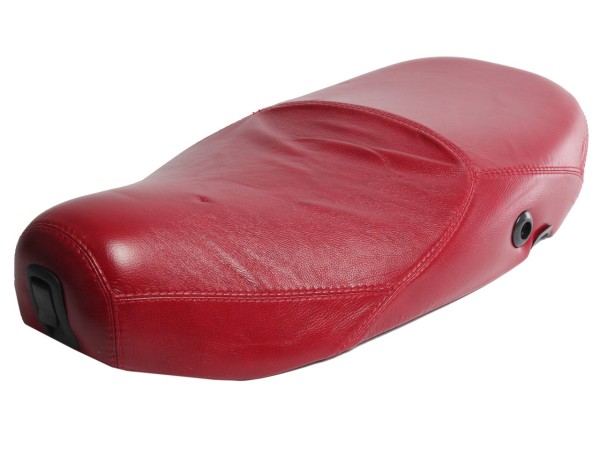 Vespa seat real leather red for LX 50-150cc Touring, ET2/ET4 /LX/LXV/S 50-150ccm-