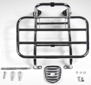 Original luggage rack front, chrome for Vespa LX from BJ 2012