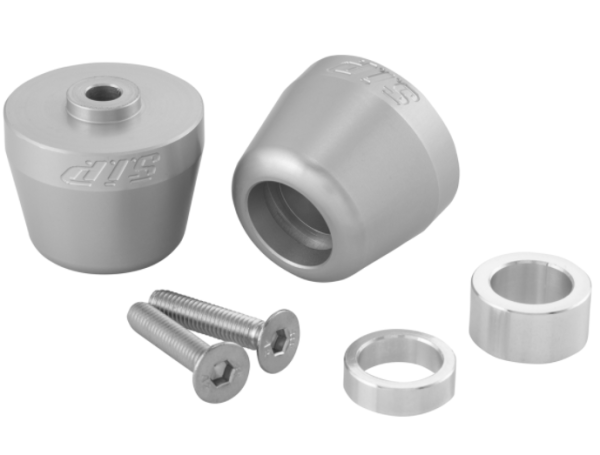 Handlebar end weights left/right for Vespa Primavera/​Sprint/​ET/​LX/​LXV/​S, matt gray