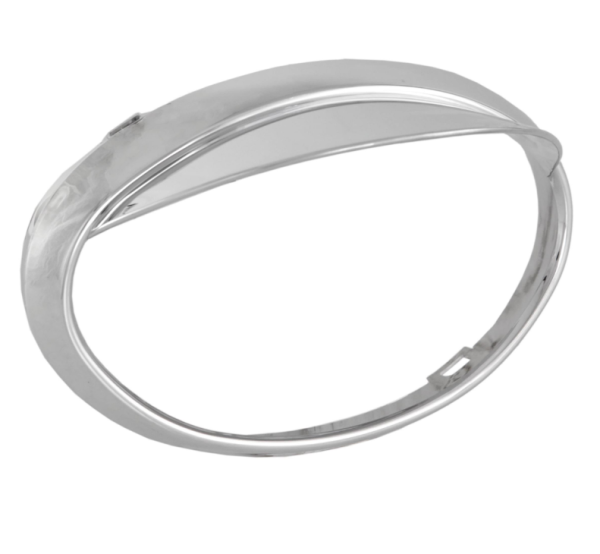 Lamp ring with lampshade for Vespa ET2 /ET4 50-150cc, chrome