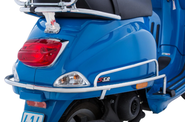 Crash bar side cover for Vespa LX/LXV/S 50-150cc, chrome