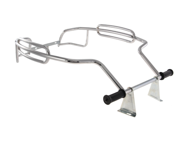 Crash bar side hood for Vespa PX 80-200cc, chrome
