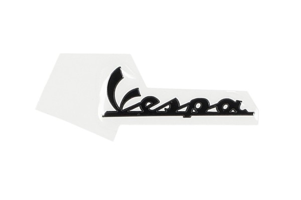 Vespa, for front shield and top case, black, matt