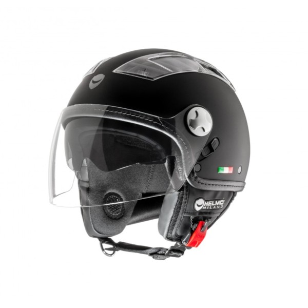Helmo Milano Demi Jet, Turbine, black matt