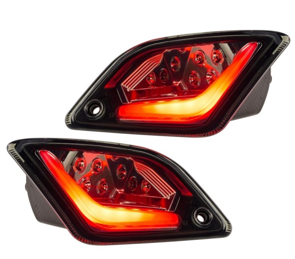 Rear left/right blinker kit for Vespa GTS/GTS Super/GTV 125-300cc ('14-22), tinted