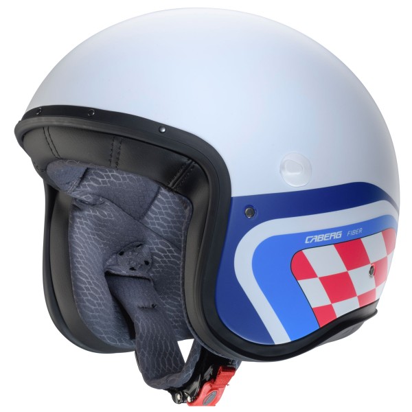 Caberg helmet Freeride X Daytona matt-white/blue-red