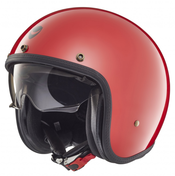 Helmo Milano jet helmet, Audace, glossy red